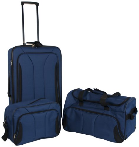 Karcher Trolley Koffer Kofferset Lyon - 3-teilig, blau Preisvergleich