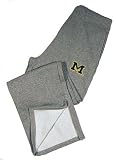 Men`s Michigan Wolverines Heather Gray Automatic Fleece Pants