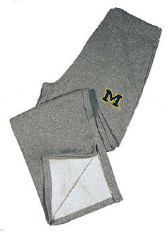 Buy Men`s Michigan Wolverines Heather Gray Automatic Fleece Pants