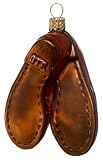 Ornaments To Remember Loafers (natural) Hand-Blown Glass Ornament