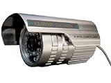 Wisecomm OC175 Weather Resistant Night Vision Color Camera - Small (Silver)
