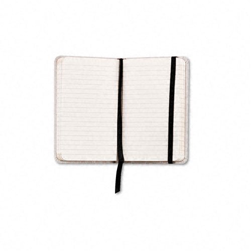 TOPS Products - TOPS - Designer Notebook, Tan Cover, Ruled, 5-1/2 x 3-1/2, Premium Ivory, 96 Sheets - Sold As 1 Each - Stylish travel-size casebound notebook fits perfectly in pocket, briefcase or purse. - Multifunctional elastic band serves as page marker, clip to keep loose papers inside, or as a vertical or horizontal wrap closure. - Premium Ivory Paper.
