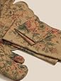 Antique Rose Tea Towel and Dish Cloth, 2 Sets of 3 Each