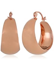 14k Rose Gold Hoop Earrings