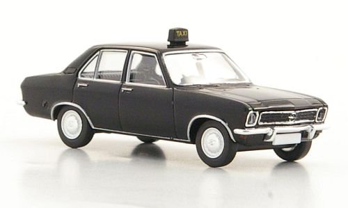 Opel Ascona A, Taxi, schwarz,