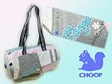 【CHOOP】スウェットチェーン付きミニボストンバッグ★ピンク