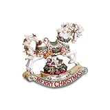 San Francisco Music Box Christmas Rhapsody Rocking Horse