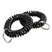 Flexible, Expandable Wrist Coil Key Holder, Black CEB74620