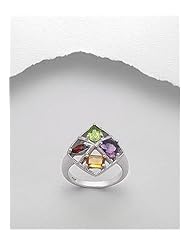 Amethyst Ring In 92.5 Sterling Silver