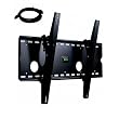 VideoSecu 1TR TV mount black tilt wall mount bracket for SAMSUNG flat panel plasma LCD TV 36" 37" 38" 40" 42" 46" 47" 48" 50" 52" 58" LN-S4692D LN-T5271F HP-S5053 LN-T4665FX LN-T5265F FP-T5094 LN-T5265FX PN58C550G1 UN55C6300SF UN46C5000QF UN46C7000WF UN46C6300SF UN40C5000QF LN46C530F1F LN55C630K1F UN40C6300SF UN55C7000WF PN50C550G1F LN40C530F1F LN40C630K1F PN42C450B1D HDTV TV with free 7ft HDMI cable Built in bubble leveler