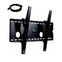 VideoSecu 1TR TV mount black tilt wall mount bracket for SAMSUNG flat panel plasma LCD TV 36" 37" 38" 40" 42" 46" 47" 48" 50" 52" 58" LN-S4692D LN-T5271F HP-S5053 LN-T4665FX LN-T5265F FP-T5094 LN-T5265FX HDTV TV with free 6ft HDMI cable Built in bubble leveler