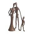 Family of Four Bronze Sculptures