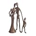 Family of Four Bronze Sculptures