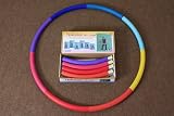 Weighted Sports Hula Hoop for Weight Loss - Trim Hoop 3B 3 lb. No Ridge, Travel Easy and Easy to Assemble/disassemble