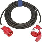 Eigenschaften Kayser GmbH (FO)  / KAYSER GmbH CEE-Verlängerung IP44 sw L.25m 5x2,5mm2 H07RN-F 5polig 32A 400V 6h