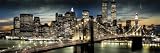 1art1 - 48068 - Poster de Porte - New York - Manhattan - Clair de Lune - 158 X 53 cm