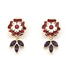 Tudor Rose Earrings by Bill Skinner||EVAEX