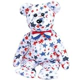 41UlnglmjxL. SL160  Ty Beanie Babies Red White & Blue Bear Retired
