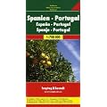 Freytag Berndt Autokarten, Spanien-Portugal - Ma�stab 1:700 000: Citypl�ne, Entfernungen in km, Ortsregister mit Postleitzahlen (Europa)