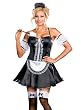 Plus Size Sexy French Maid Costume Corset Dress 5 Pc Set 3X 4X