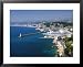 Aerial View of the Port, Nice, France Framed Art Poster Print by Charles Sleicher, 31x25