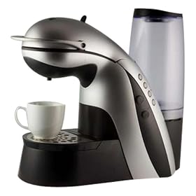 Soltazza N-1400SB Mini Barista Single Serve Brew System, Silver/Black