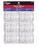 Diane 2 Mesh Rollers White, 6 pack