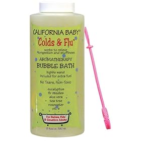 California Baby Bubble Bath - Colds & Flu, 13 oz