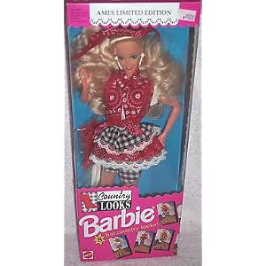 Out of Production Ames Limited Edition 1992 Country Looks Barbie Doll Mint in Box by