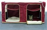 Cat Exhibition Cage 44.5W Burgundy