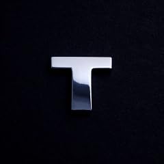 Chrombuchstabe Autobuchstaben 3D-Schriftzug "T" 20mm