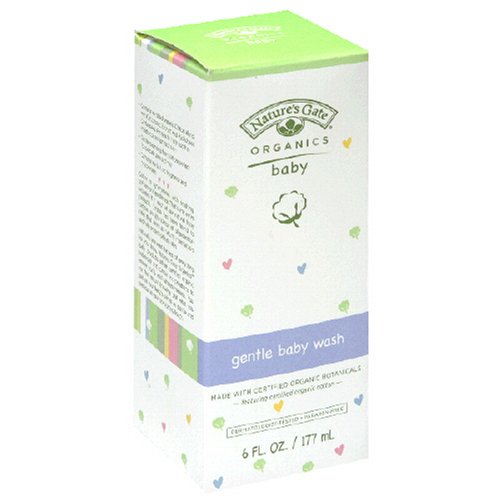 Nature's Gate Organics Baby Gentle Baby Wash, 6 fl oz (177 ml) (Pack of 2)