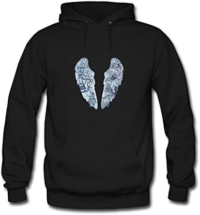 LHZO Printing Girl's Coldplay Graphic Cotton Hoodie Sweatshirt XX-Large Black