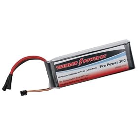 2250mAh 3-Cell 3S 11.1V Pro Power 30C LiPo from Toy RC Airplanes