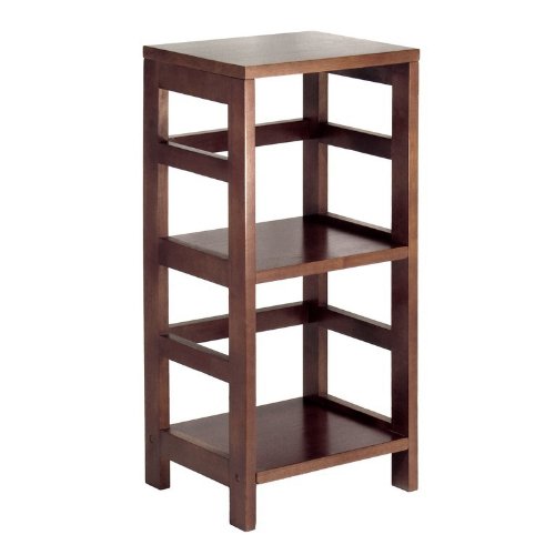 Winsome 92314 Dark Espresso Beechwood SHELF 2-SECT NARROW On Sale