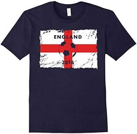 Men's England Soccer T-shirt Small Navy