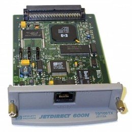 HP JetDirect 600N - Print server - EIO - Ethernet, Fast Ethernet, EtherTalk - 10Base-T, 100Base-TX - 1 ports