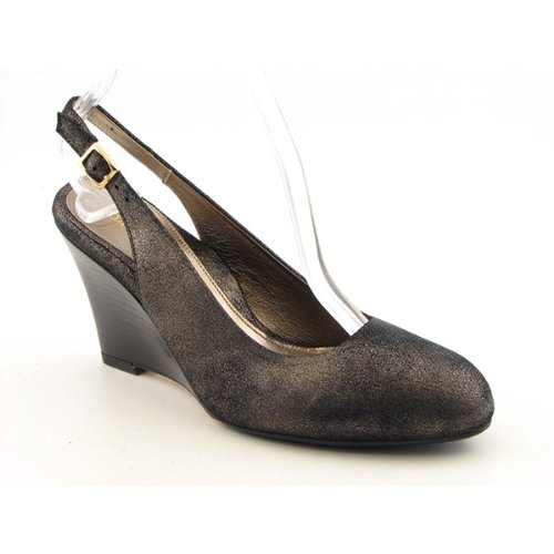 Dana Davis Women's Cervinia Slingback Wedge,Bronze Metallic,6.5 M US