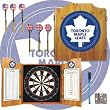 NHL Toronto Maple Leafs Dart Cabinet includes Darts and Board