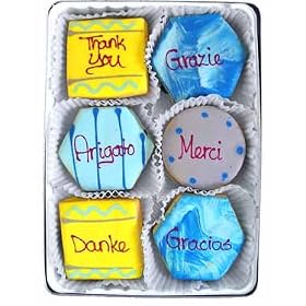 Beautiful Sweets World Thank You Organic Cookies