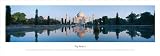 Best Buy midwest attractions-Taj Mahal, India World Attraction 37.5 x 9 Unframed Panoramic Wall Decoration Free Shipping