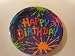 Happy Birthday Splat Dessert Plates 8 Count 7 Inch
