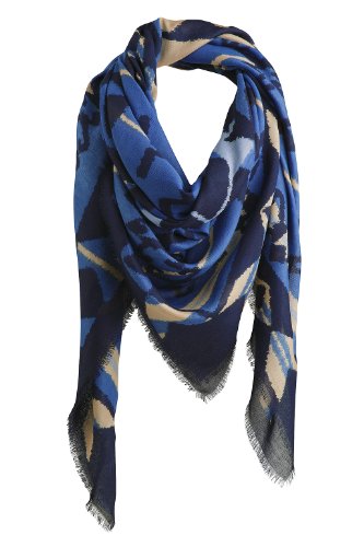ESPRIT DE CORP Damen Tuch A01021, Gr. one size, Blau (478 vibrant blue) Preisvergleich