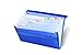Lightahead LA-7553 Expanding File Folder with 13 pockets, with mesh bag and zipper Available in Colors Green, Pink, Blue (Blue)