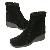 La Canadienne -- *Felicia Black Suede -- Women's Shoes,Boots,Comfort Shoes