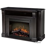 Dimplex Symphony Media Langley TV Stand with Electric Fireplace in Espresso