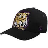 NCAA Zephyr LSU Tigers Black X-Ray Fitted Hat (6 3/4)