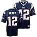 Tom Brady Youth Jersey: Reebok Navy Replica #12 New England Patriots Jersey - X-Large (18-20)