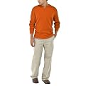 Merona&reg; Thermal Henley With Flannel Lined Chino Look