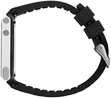 IZ Two Pack Silicone Watch Band Case Cover For Apple iPod Nano 6 6th Generation (Black Blue)